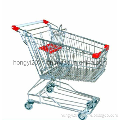 Asian Style Supermarket Shopping Cart 125L